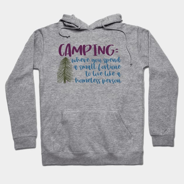 Camping Hoodie by shemazingdesigns